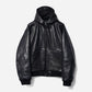 BETA LEATHER HOODED BLOUSON