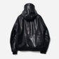 BETA LEATHER HOODED BLOUSON