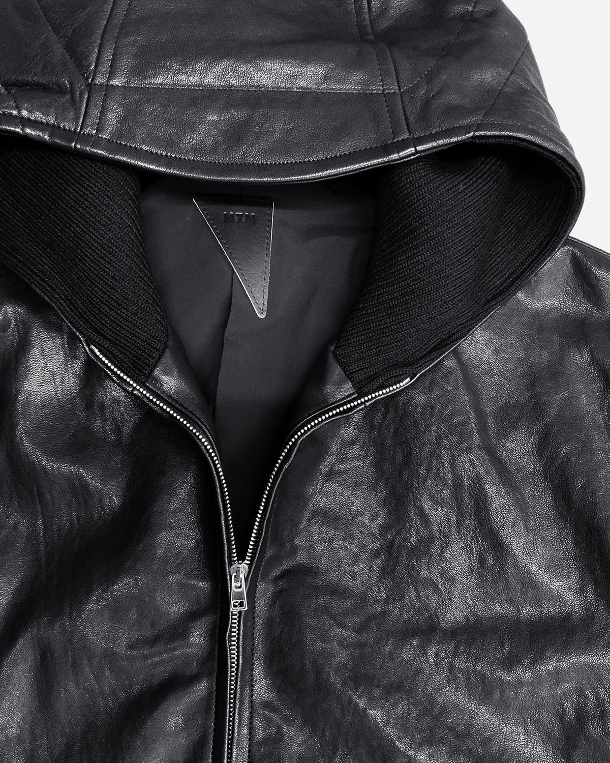 BETA LEATHER HOODED BLOUSON