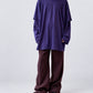 WARREN TEA - Oversized long-sleeve T-shirt
