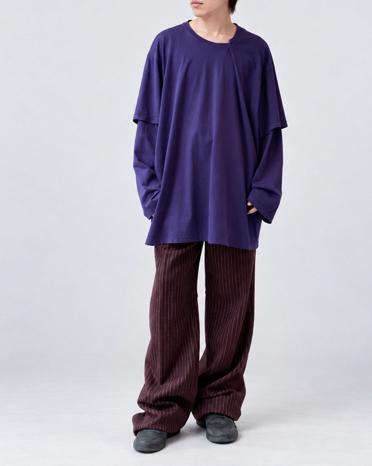 WARREN TEA - Oversized long-sleeve T-shirt