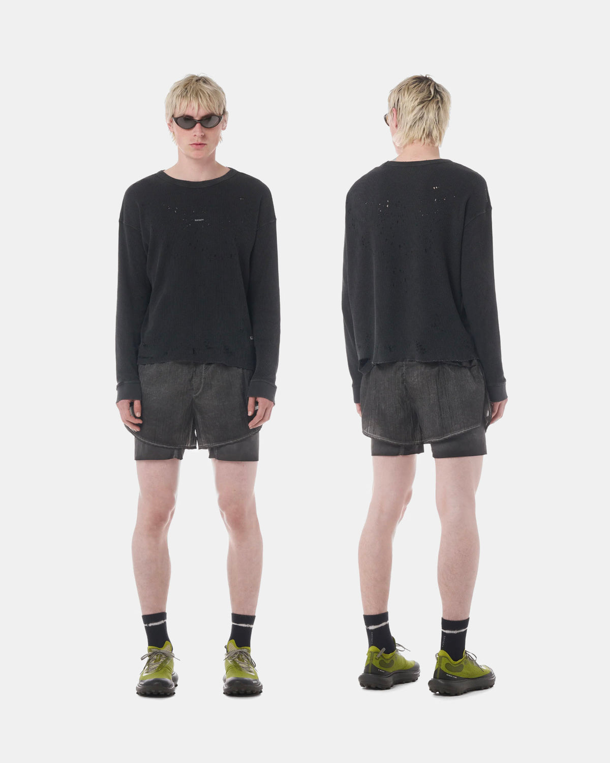 MothTech Waffle Long Tee