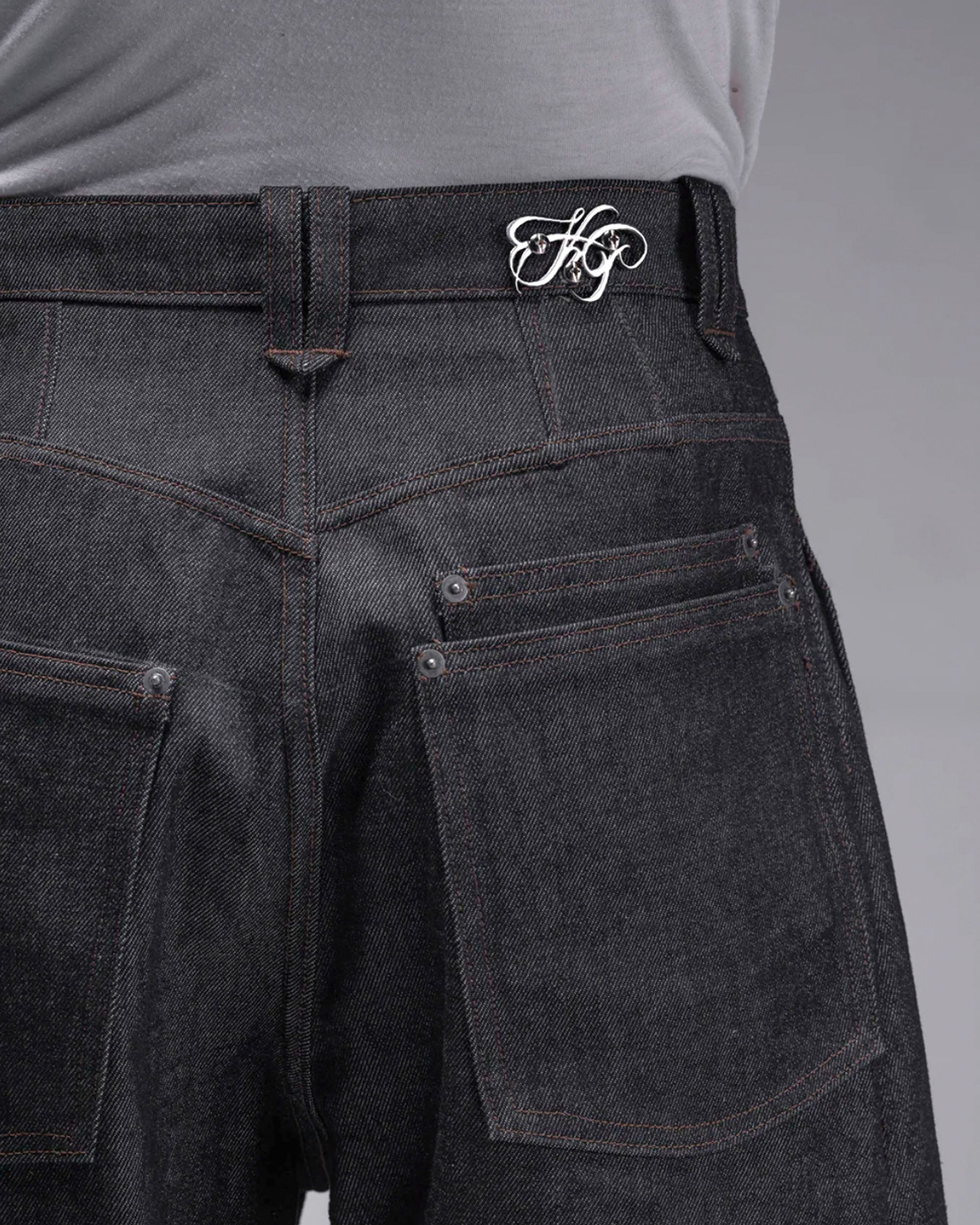 Kody Phillips Double Wides Denim Pants - Selvedge Black – JANASTRA