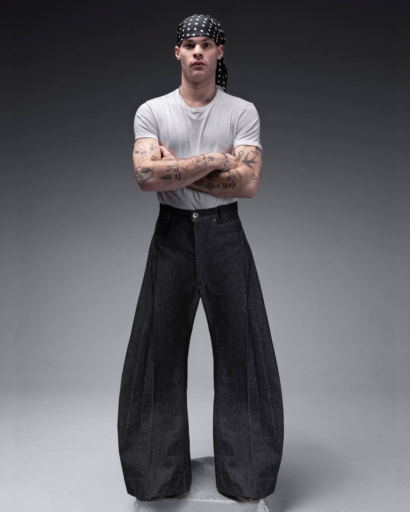 Double Wides Denim Pants - Selvedge Black