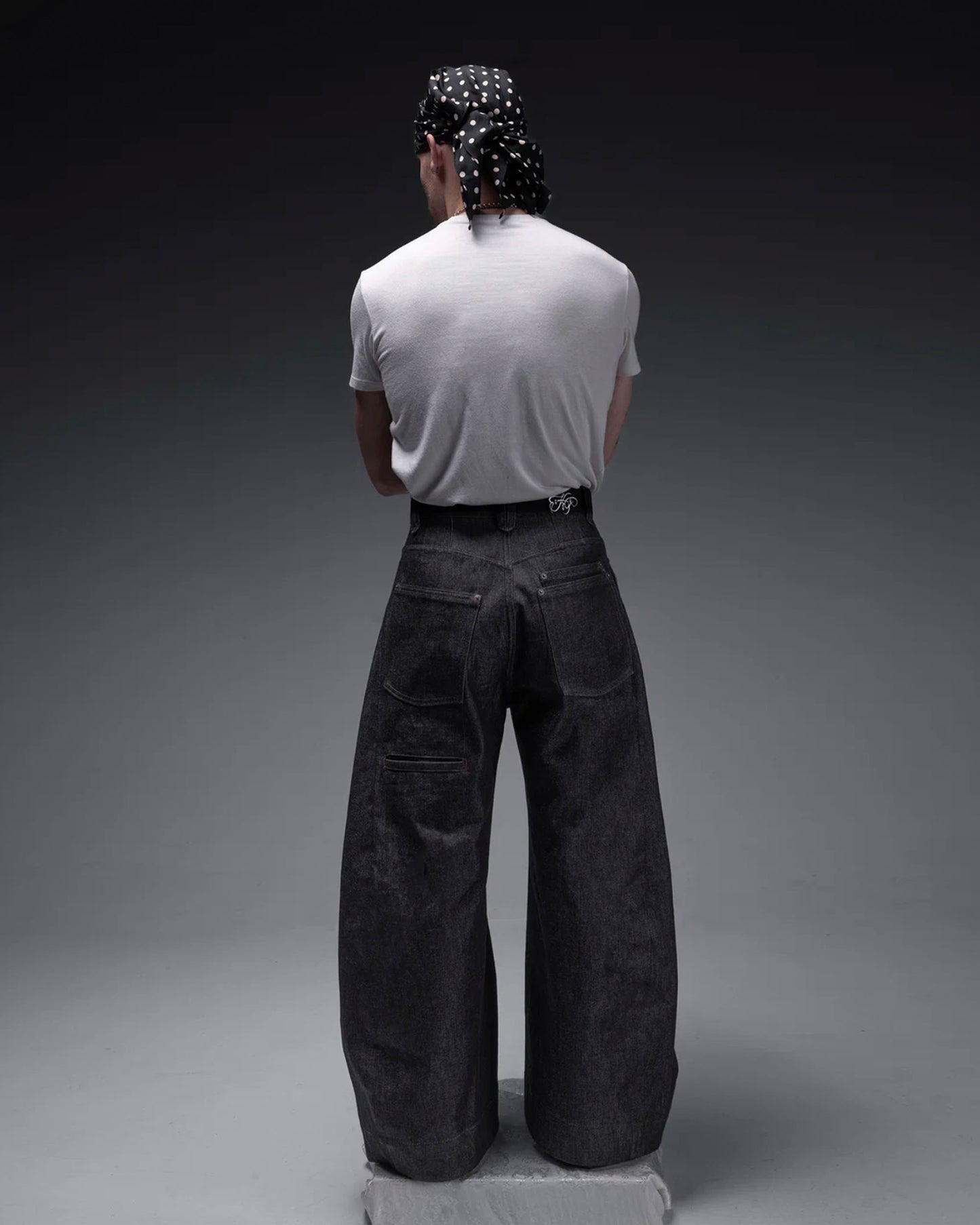 Double Wides Denim Pants - Selvedge Black