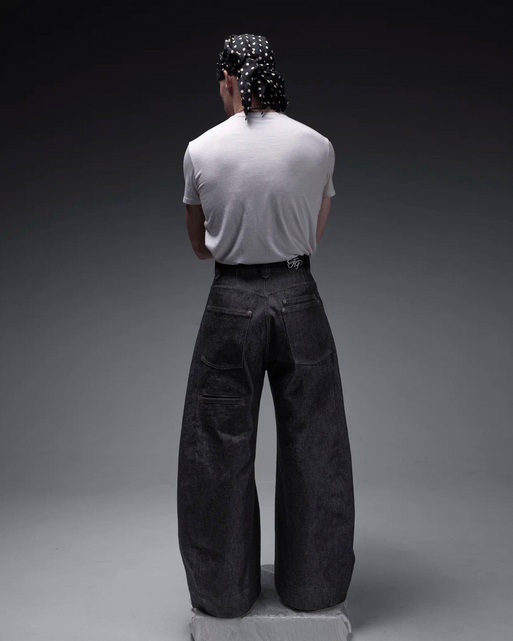 Double Wides Denim Pants - Selvedge Black