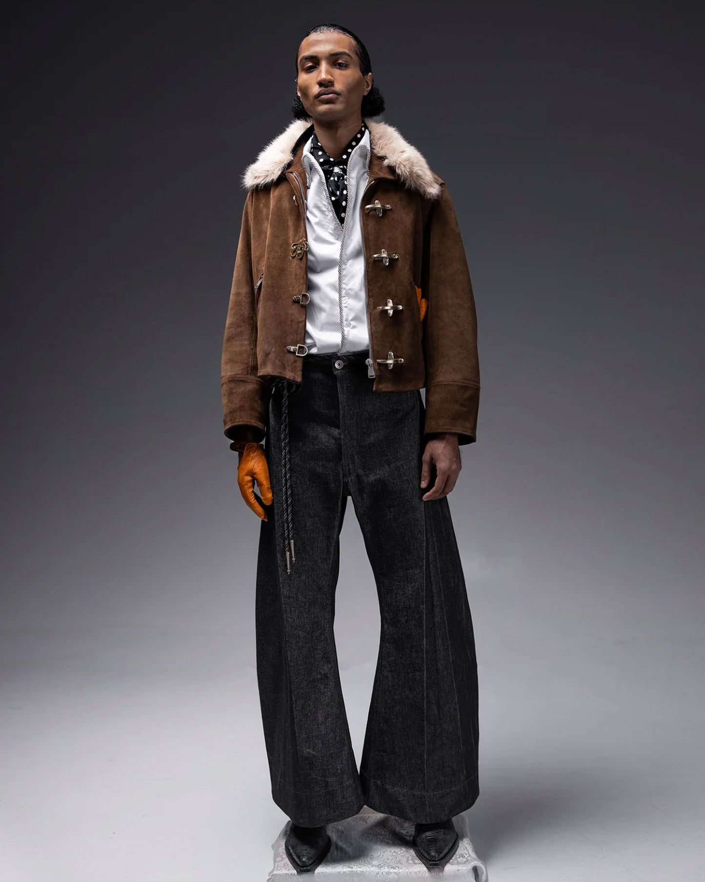 Double Wides Denim Pants - Selvedge Black