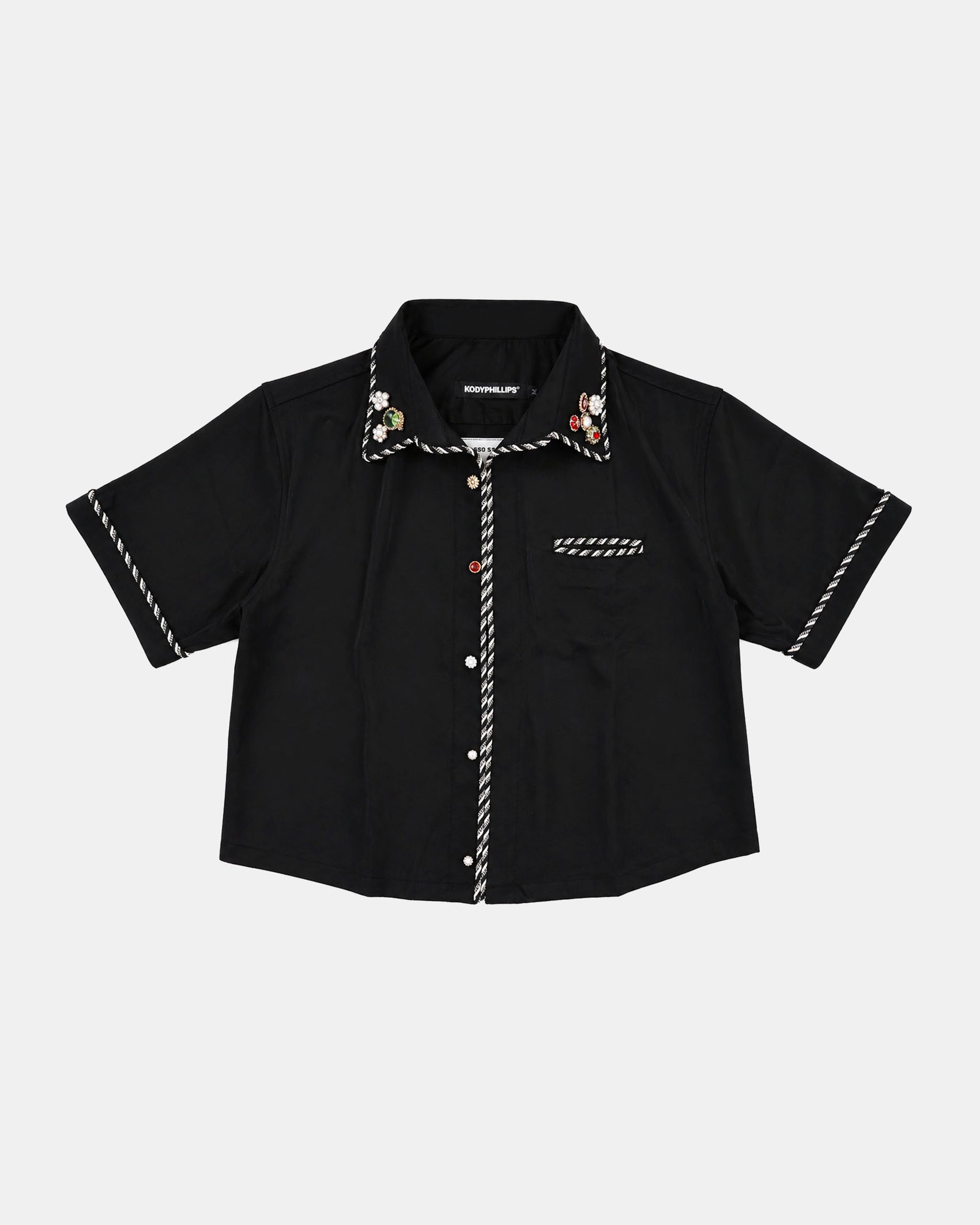 Embellished S/S Lasso Shirt