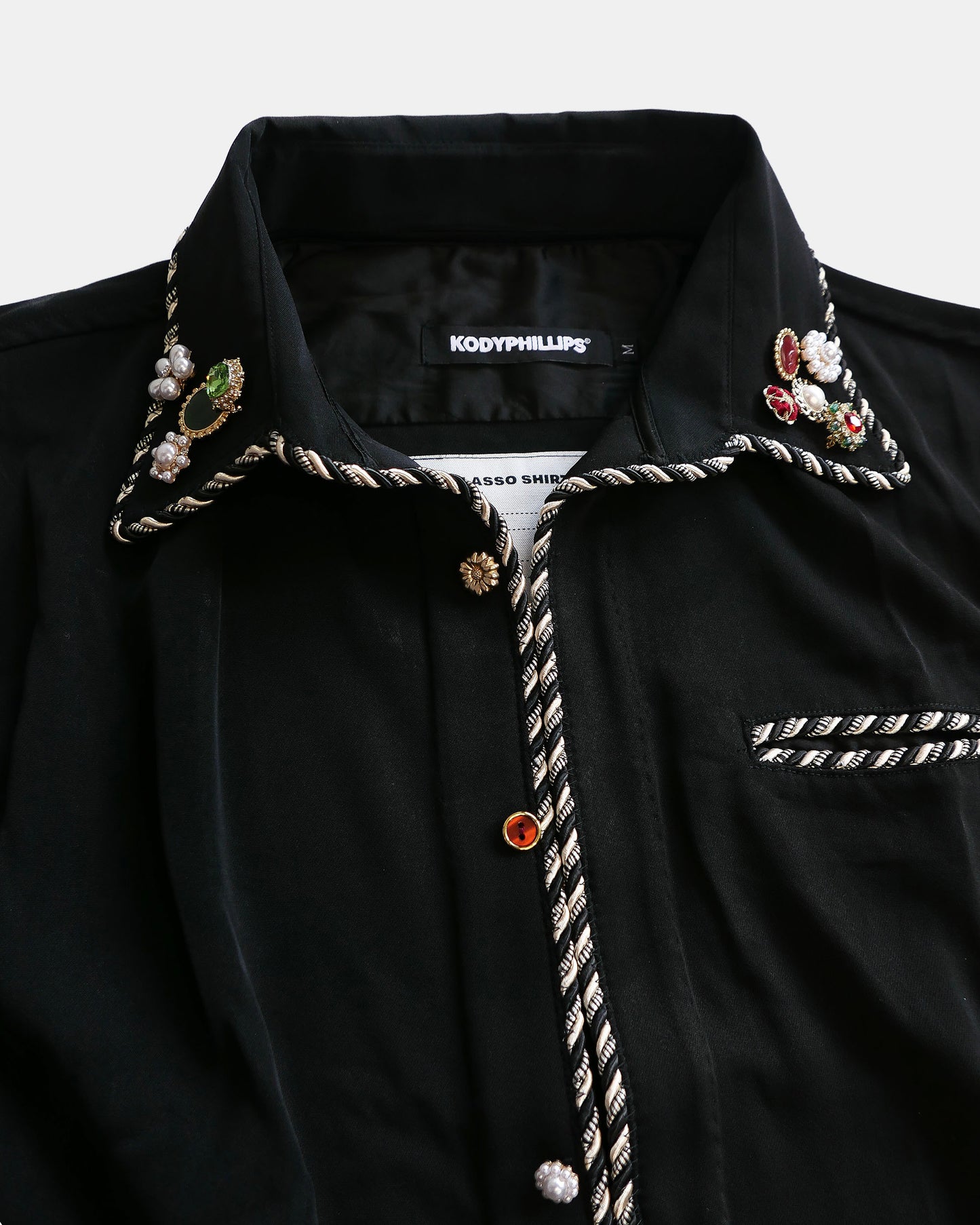 Embellished S/S Lasso Shirt