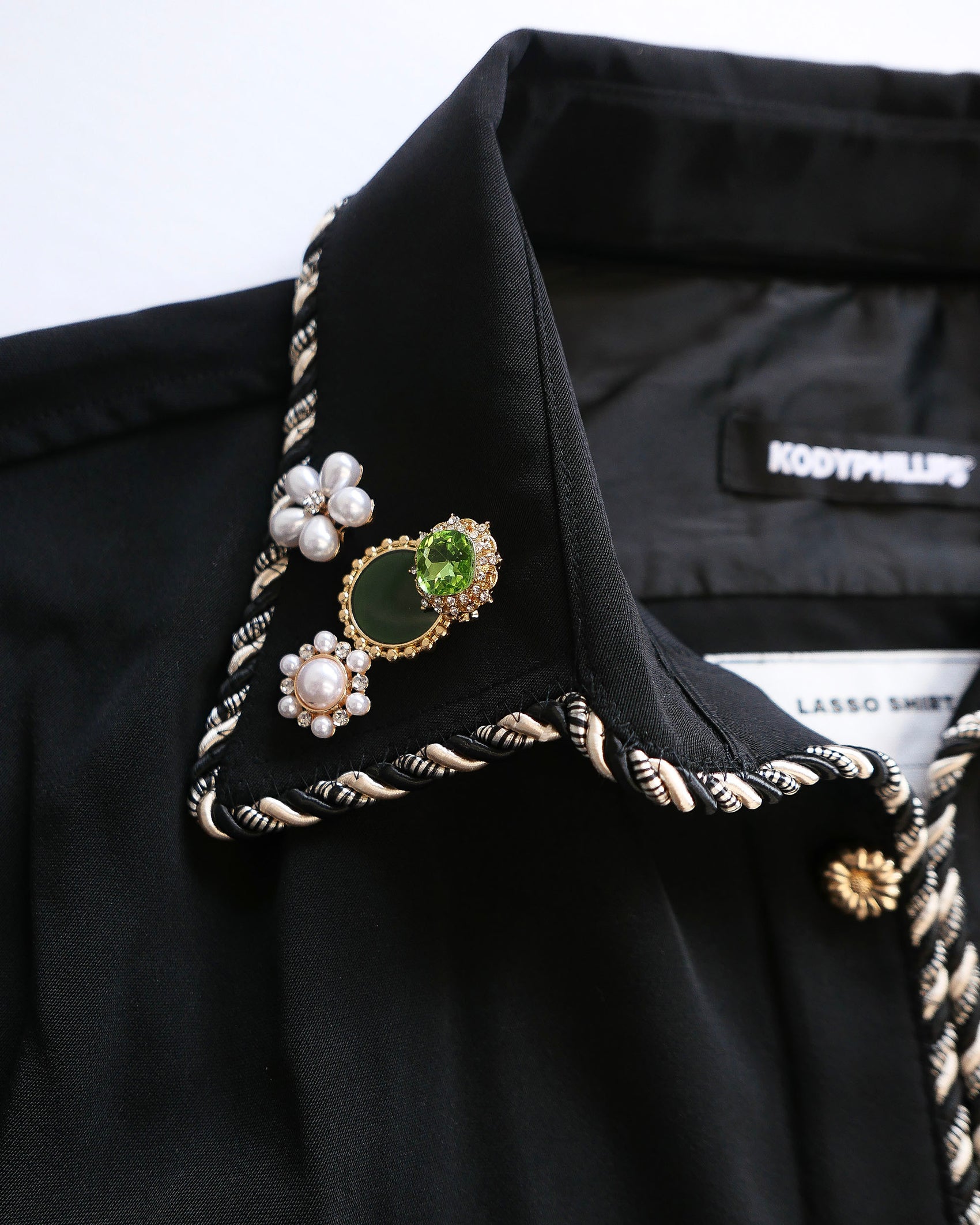 Embellished S/S Lasso Shirt