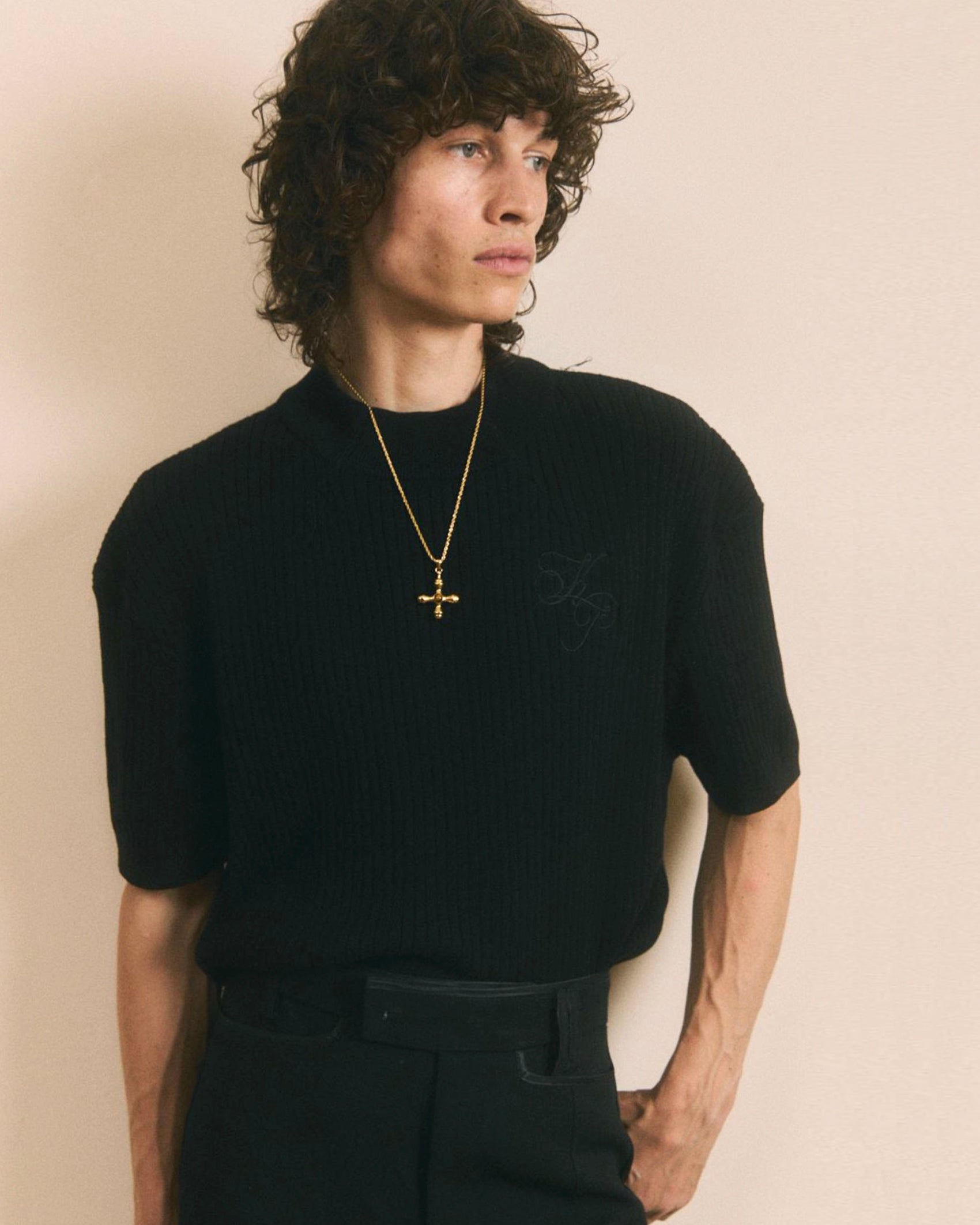 Mock Neck Tee