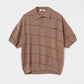 Angle Border Knit Polo