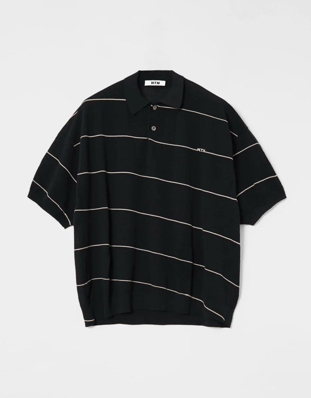 Angle Border Knit Polo