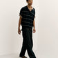 Angle Border Knit Polo