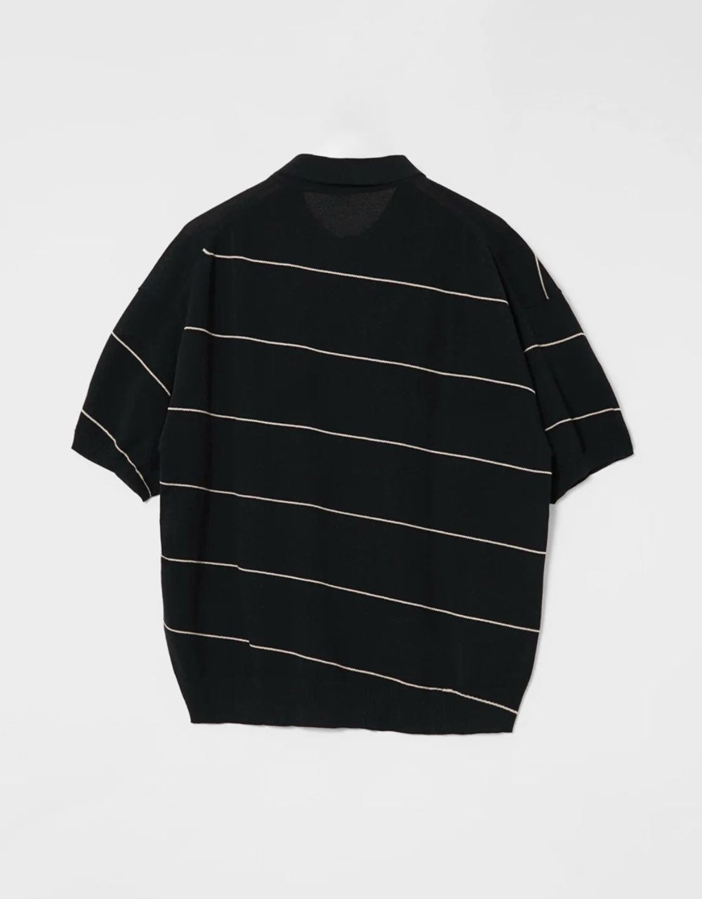 Angle Border Knit Polo