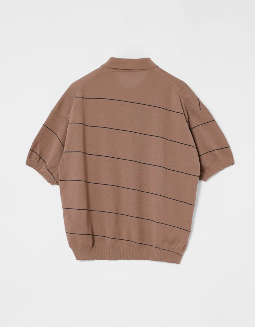Angle Border Knit Polo
