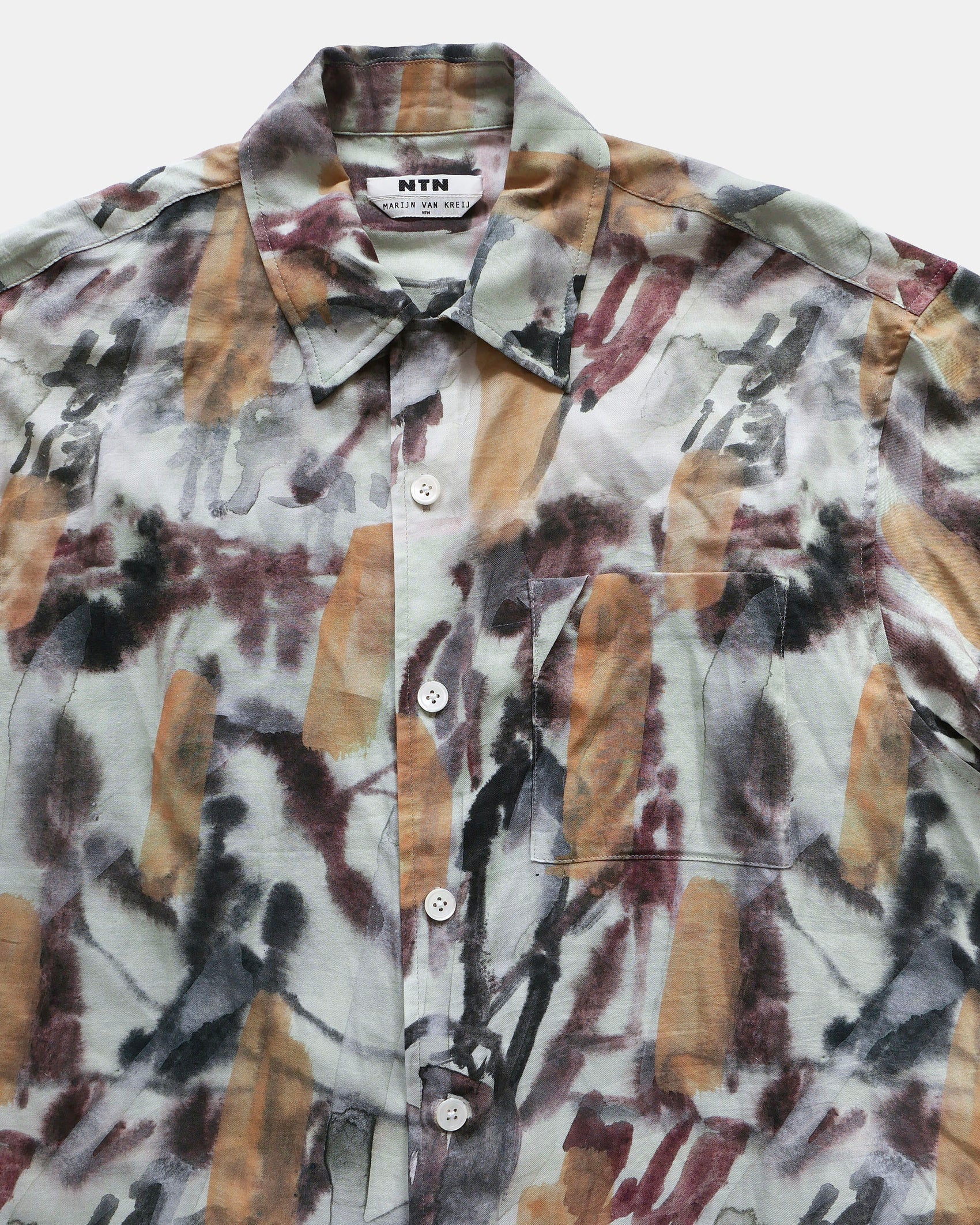 NTN x Marijn van Kreij S/S Open Collar Shirt