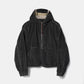 PIGMENT COATED CORDUROY HOODED BLOUSON