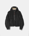 PIGMENT COATED CORDUROY HOODED BLOUSON