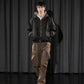PIGMENT COATED CORDUROY HOODED BLOUSON