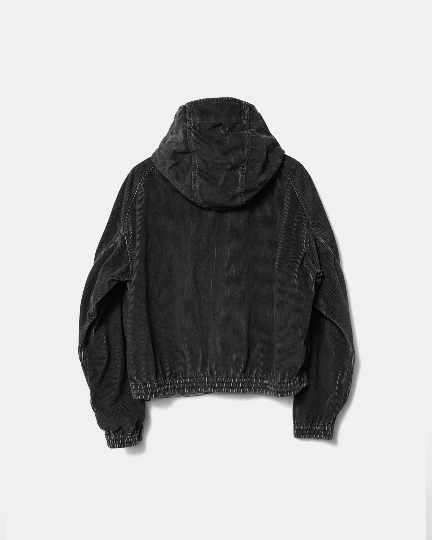 PIGMENT COATED CORDUROY HOODED BLOUSON