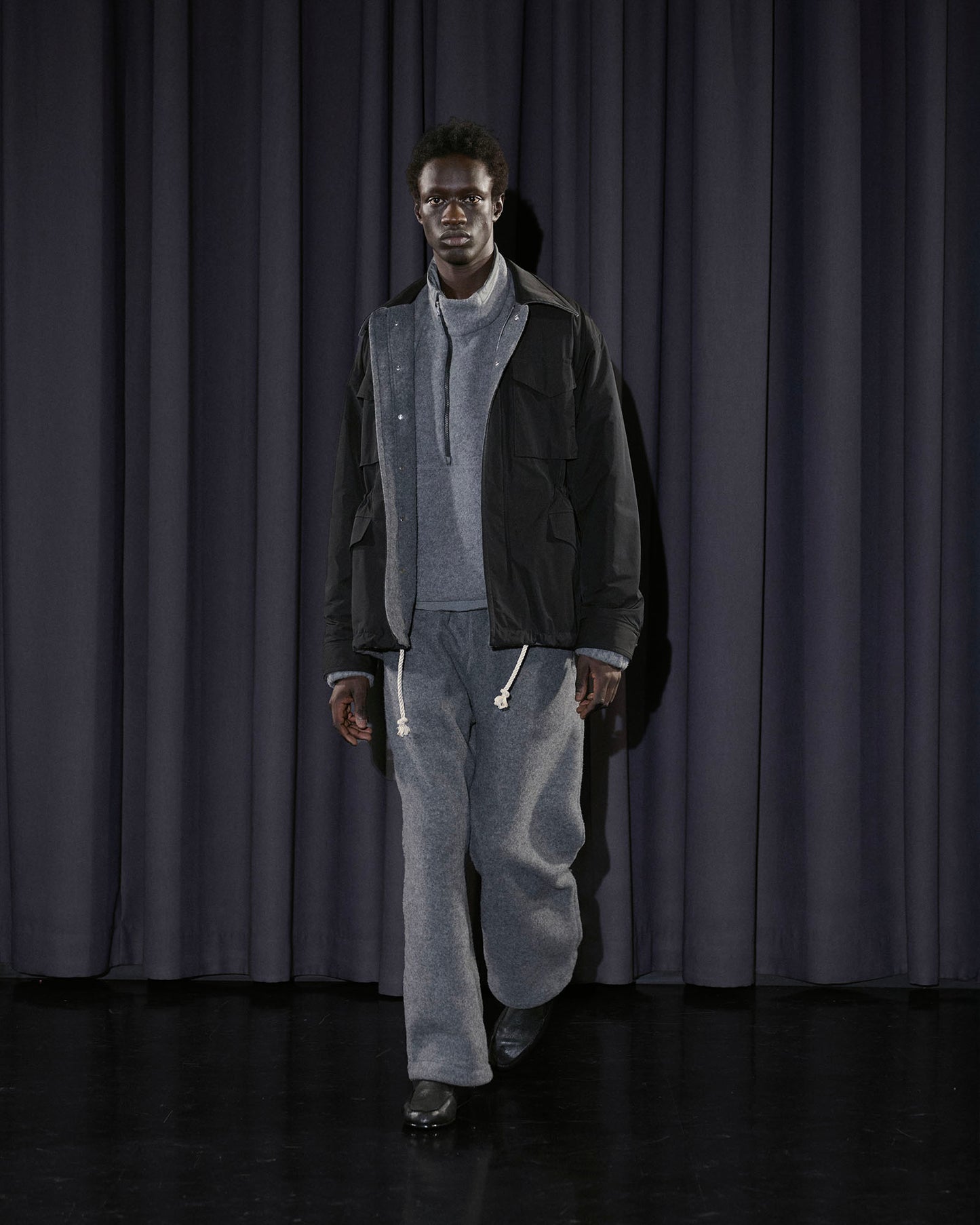 WOOL FLEECE PANTS