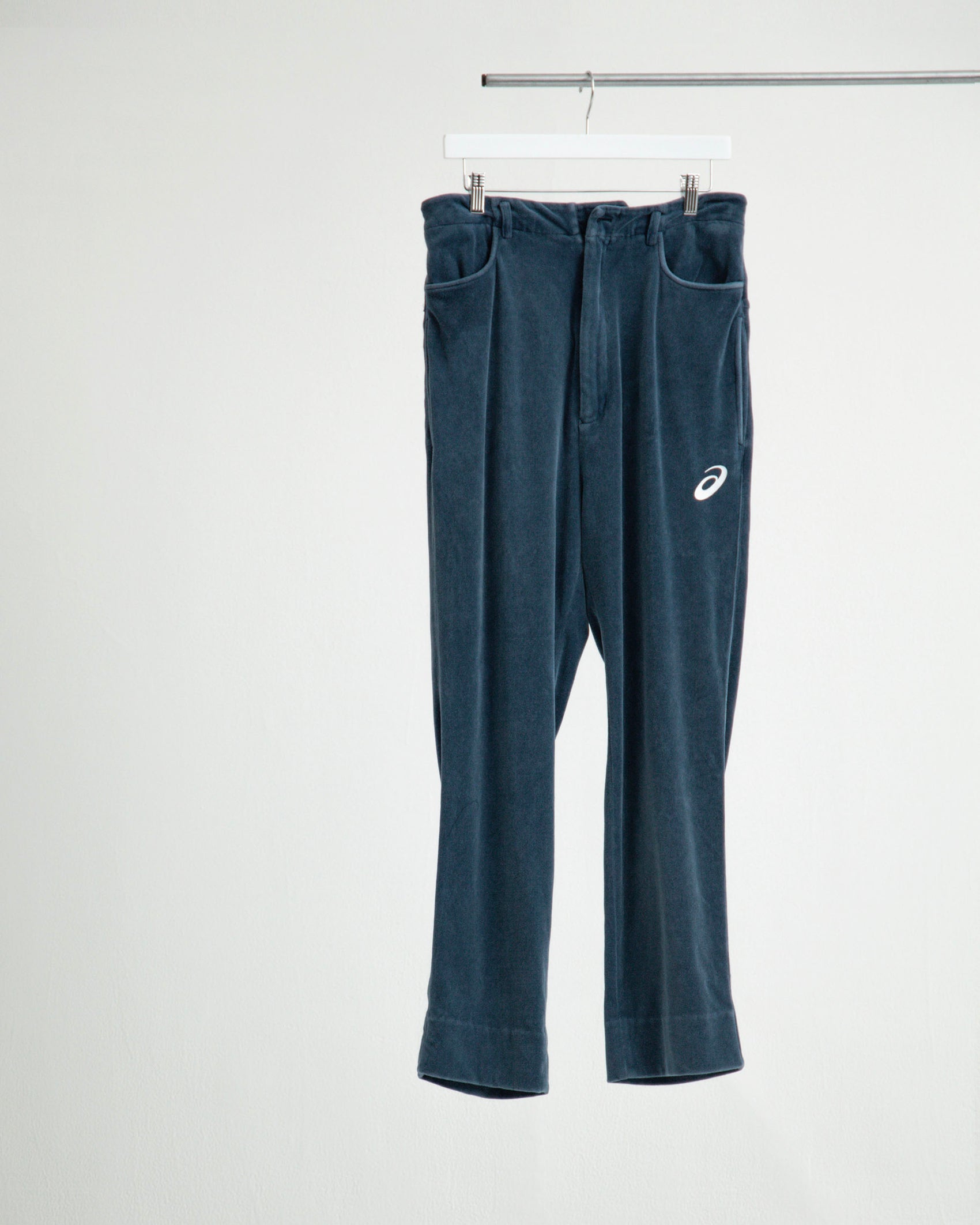 ASICS HIGH WAIST DOUBLE POCKET VINTAGE VELVET TRACK PANTS