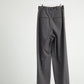 EIGHT TUCK HIGH WEST TROUSERS / COTTON