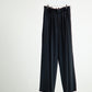 EIGHT TUCK HIGH-WAIST TROUSERS / WOOL