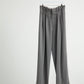 EIGHT TUCK HIGH-WAIST TROUSERS / WOOL