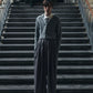 EIGHT TUCK HIGH-WAIST TROUSERS / WOOL