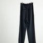 EIGHT TUCK HIGH-WAIST TROUSERS / WOOL