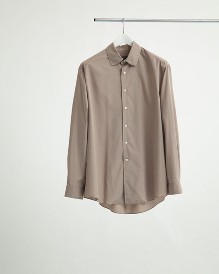 RAYON OVERSIZED LONG-SLEEVE SHIRT