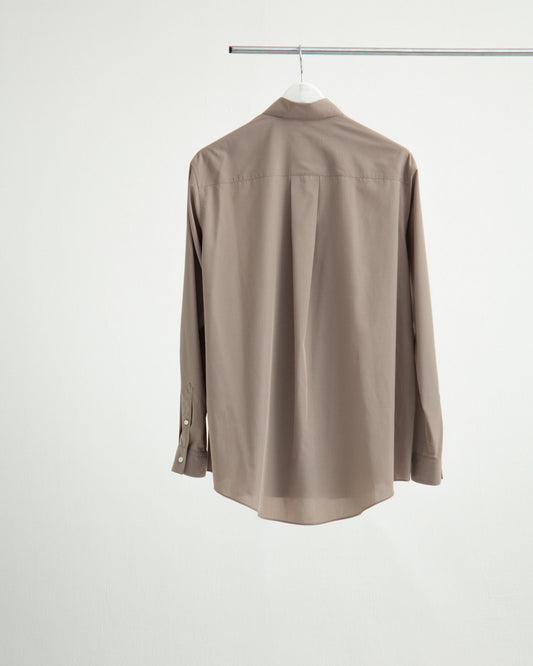 RAYON OVERSIZED L/S SHIRT