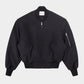 Broad Bomber Wool Black Wool