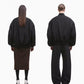 Broad Bomber Wool Black Wool