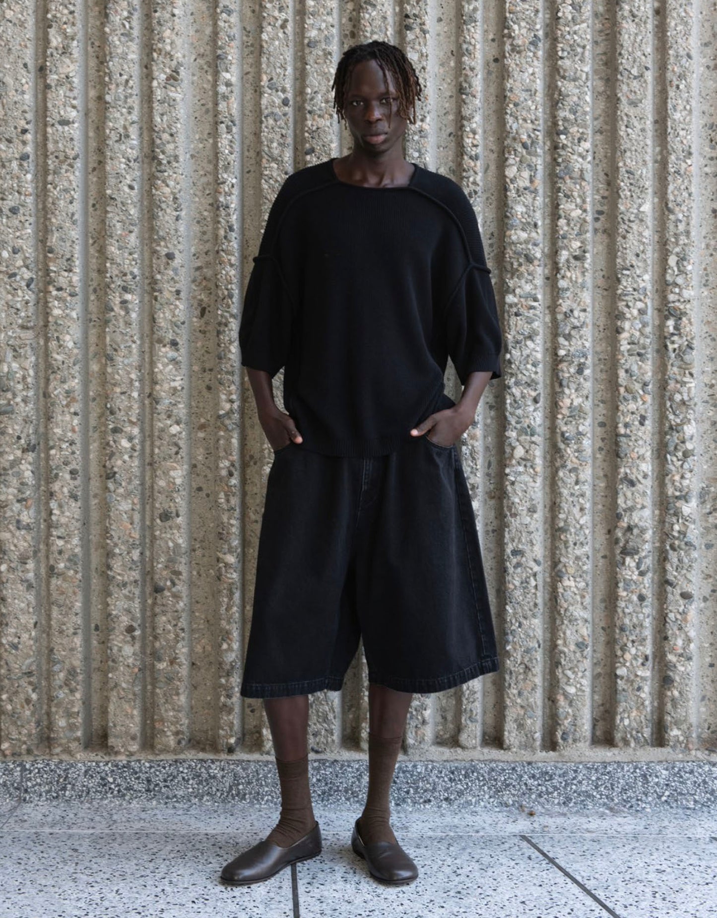 Knit Block Tee